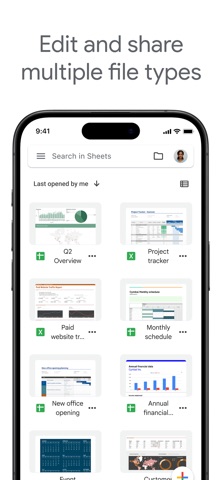 Скриншот Google Таблицы 3